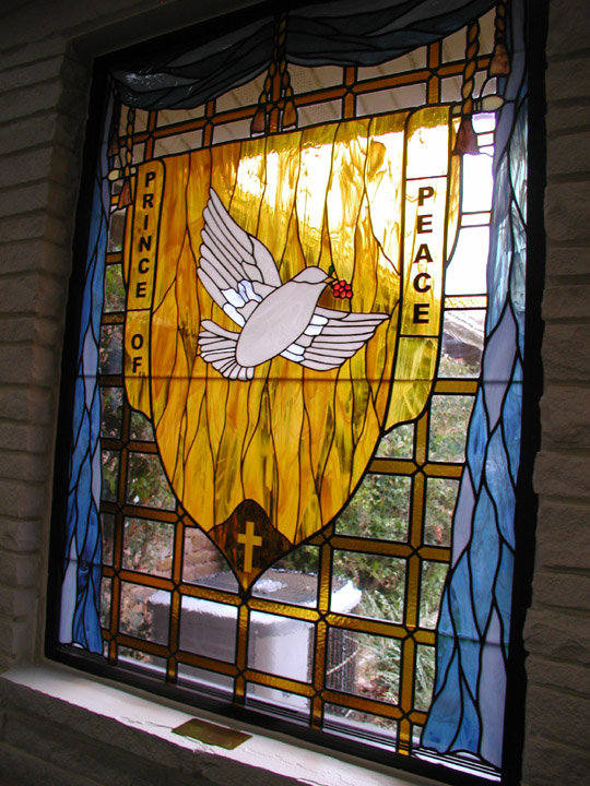 KCC Barrow Hall Prince of Peace Window