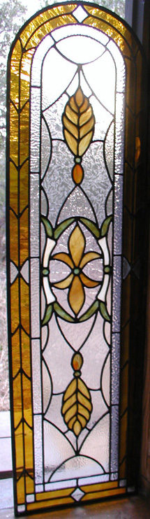 Leaded Stained Glass Patio Doors