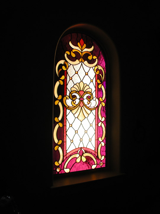 Bathroom Privacy Stained Glass Window