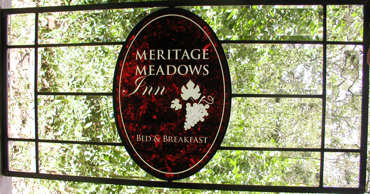 Meritage Meadow Inn transom