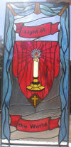 Light of the world window for Reformed Fellowship Church