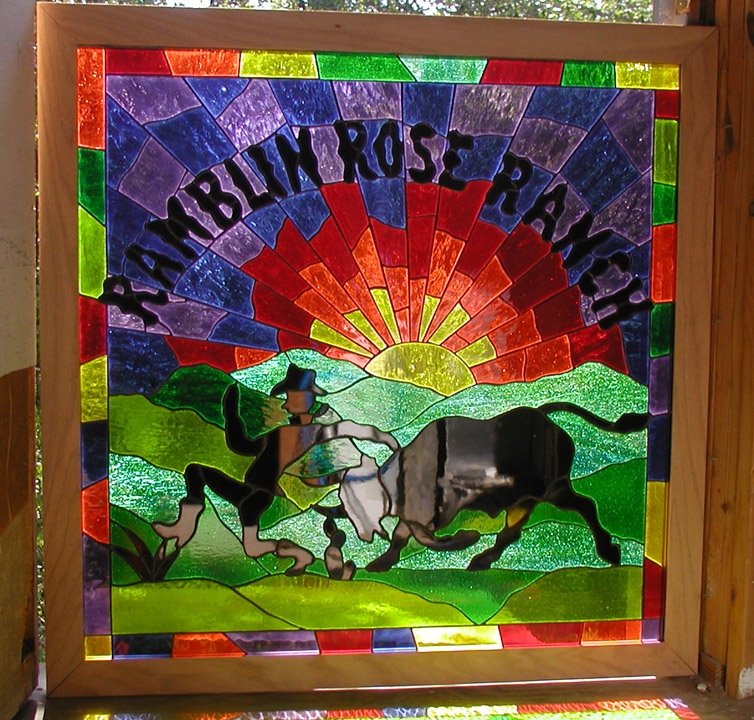 Ramblin Rose Ranch Sign