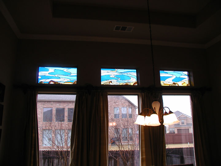 Set of custom designed abstarct windows