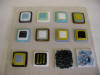 fused glass tile samples 1-12