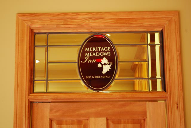 Meritage Meadow Inn transom