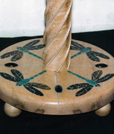 Custom Lamp Base with Mosaic