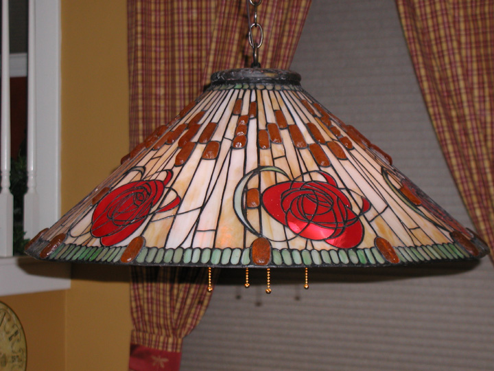 DGS Original Art Nouveau Hanging Lamp