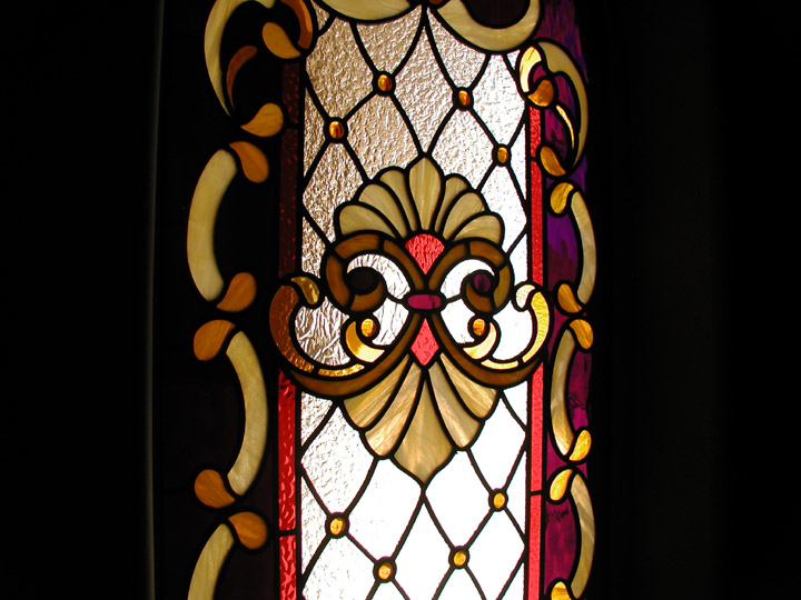 Bathroom Privacy Stained Glass Window