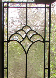 Simple Leaded Glass with Bevels Panel