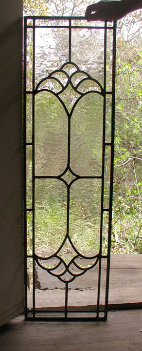 Simple Leaded Glass with Bevels Panel