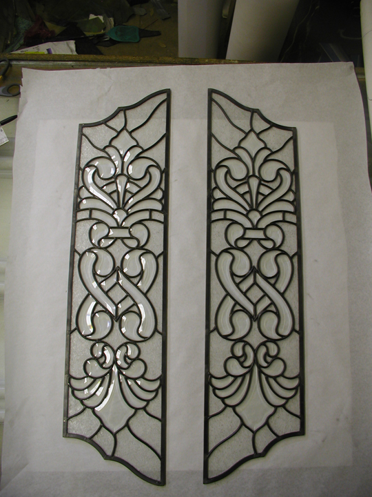 Leaded Glass door panels