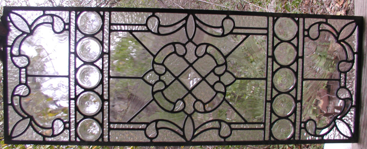 Key West Leaded Glass Transom