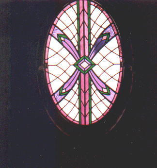 Art Deco Style Leaded Stained Glass Panels