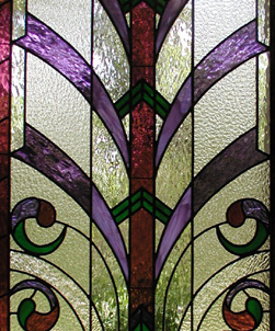 Art Nouveau / art deco stained glass window gallery